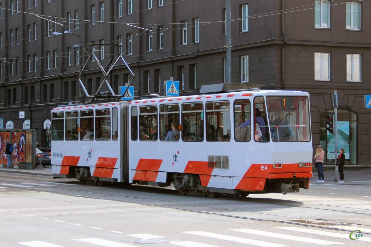Таллин. Tatra KT4D №154