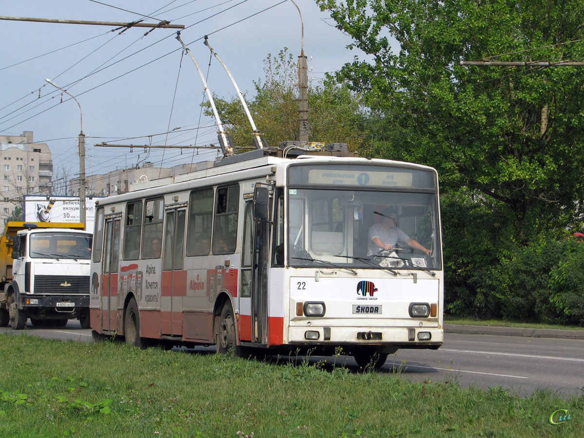 Великий Новгород. Škoda 14TrM (ВМЗ) №22