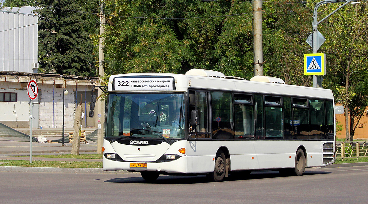 Липецк. Scania OmniLink CL94UB ан344