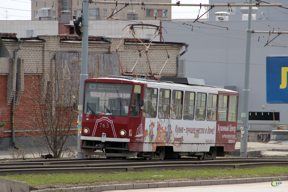 Екатеринбург. Tatra T6B5 (Tatra T3M) №763