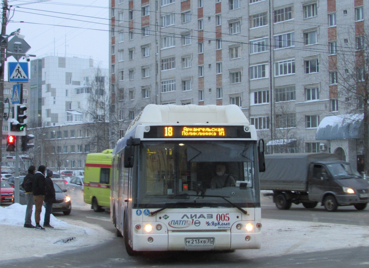 ЛиАЗ-5292.67 (CNG) к213кв - Вологда - Фото №191625 - Твой Транспорт