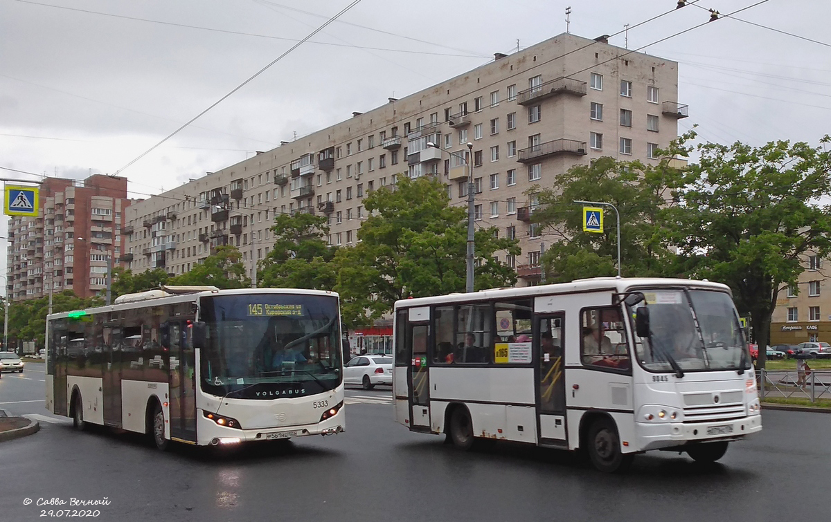 Санкт-Петербург. Volgabus-5270.05 р561не, ПАЗ-320402-05 в071нс