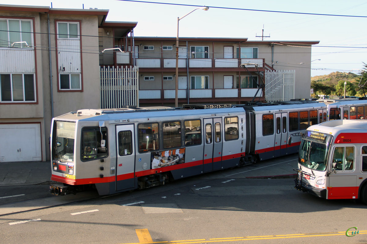 Сан-Франциско. Breda LRV №1545