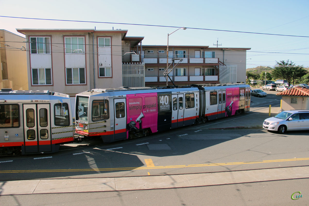 Сан-Франциско. Breda LRV №1446, Breda LRV №1502