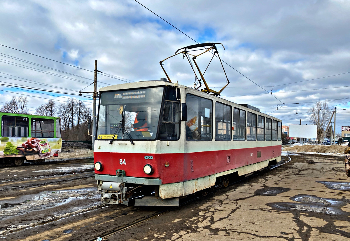 Tatra T6B5 (Tatra T3M) №84 - Тула - Фото №195203 - Твой Транспорт