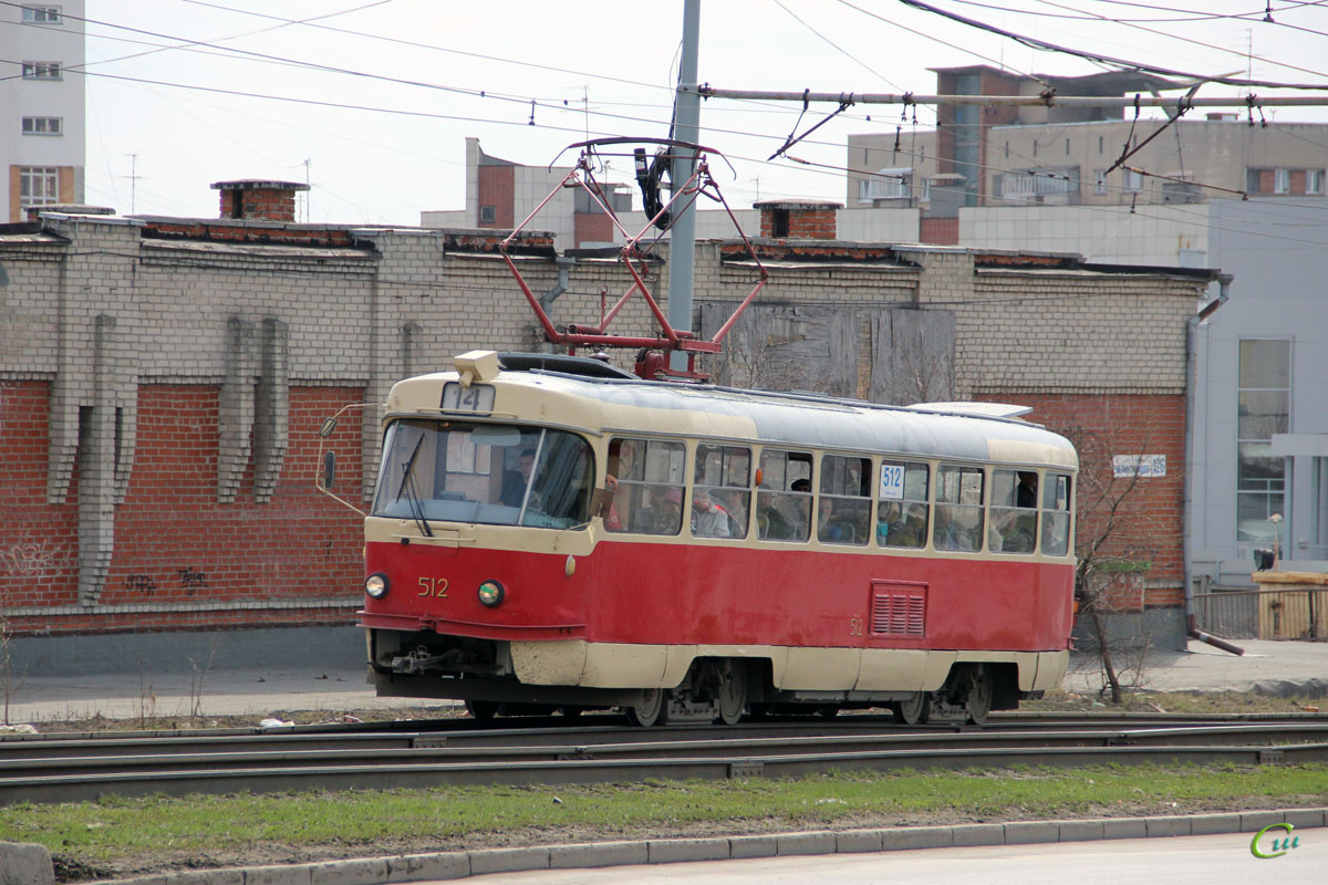 Екатеринбург. Tatra T3 (двухдверная) №512