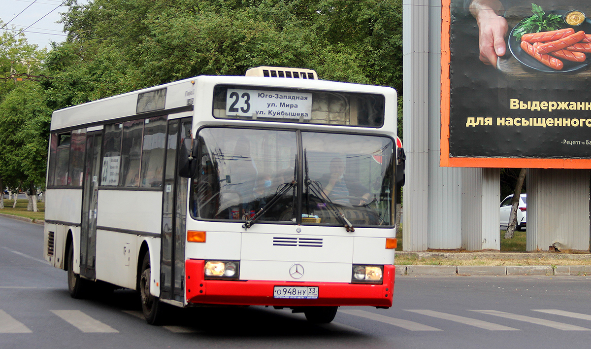 Владимир. Mercedes-Benz O405 о948ну