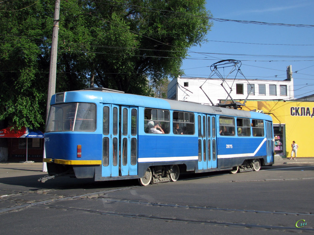 Одесса. Tatra T3R.P №2975