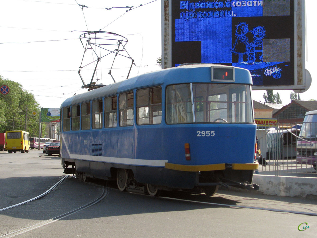 Одесса. Tatra T3R.P №2955
