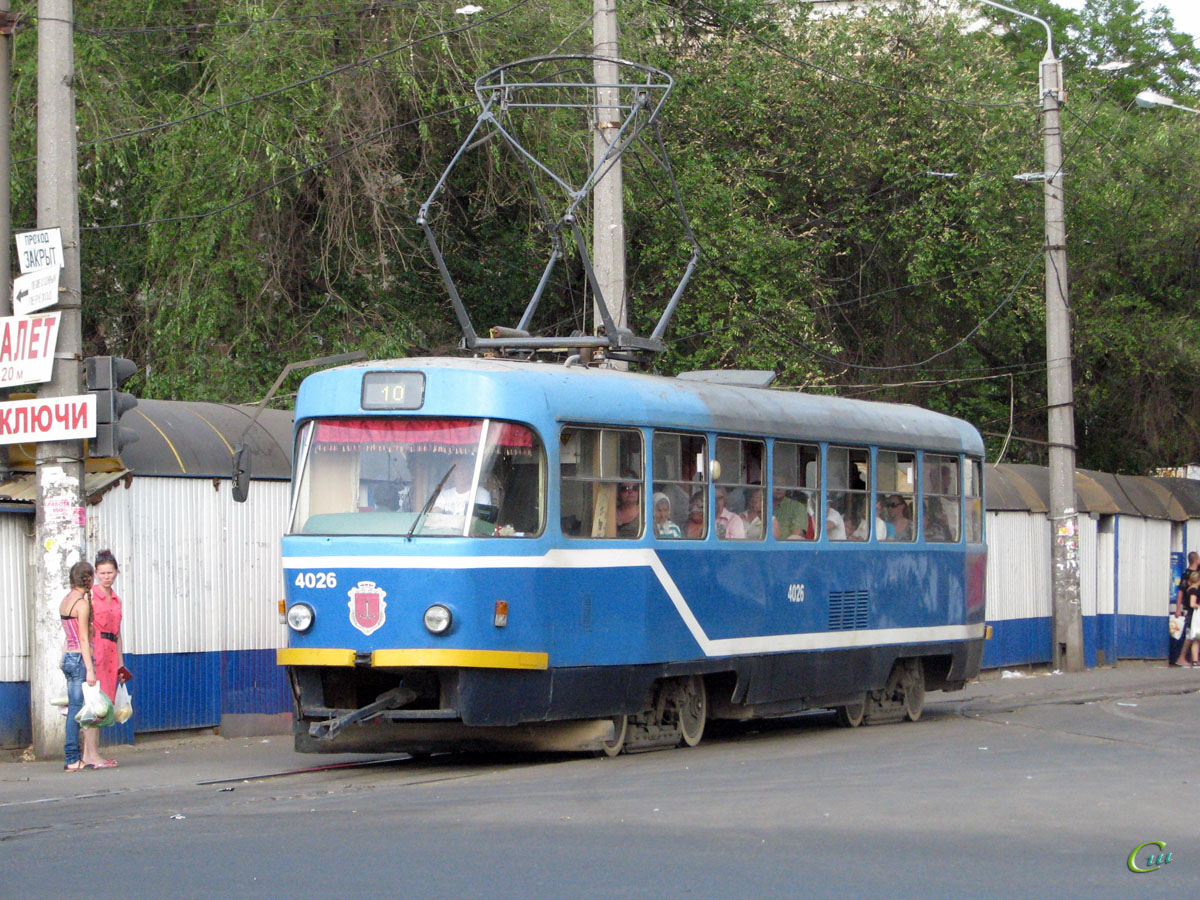 Одесса. Tatra T3R.P №4026