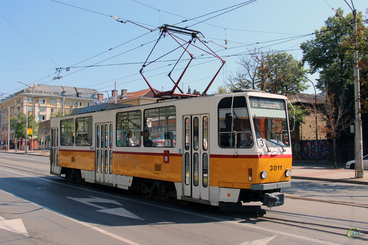 София. Tatra T6A2B №3011