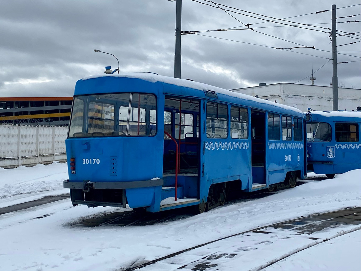 Москва. Tatra T3 (МТТЧ) №30170