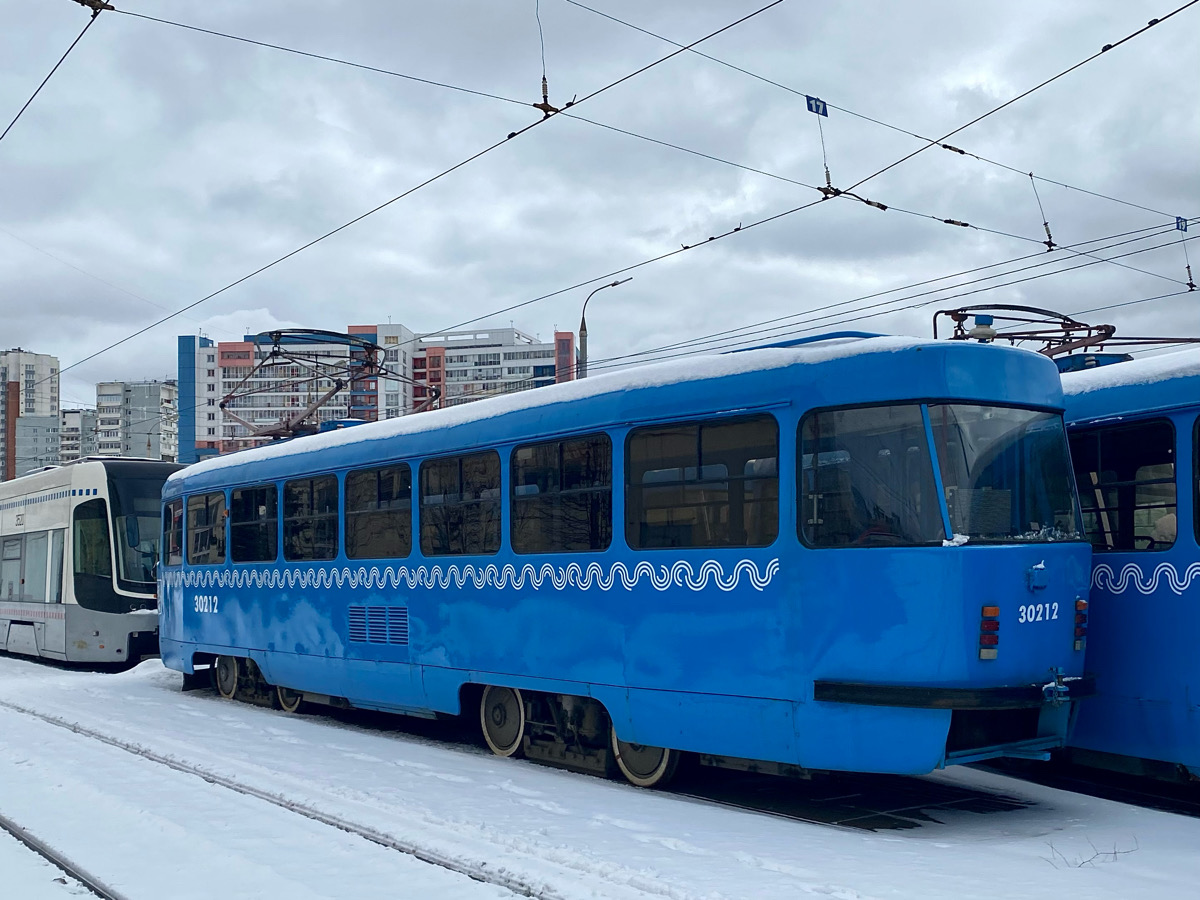 Москва. Tatra T3 (МТТЧ) №30212