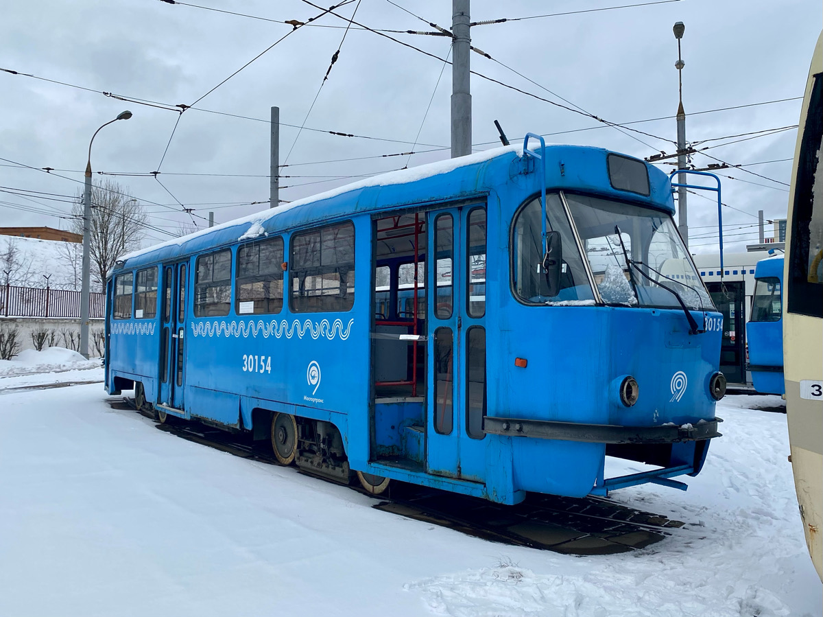 Москва. Tatra T3 (МТТЧ) №30154