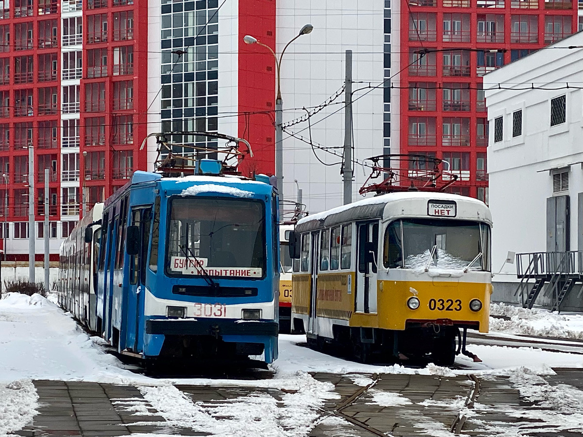 Москва. Tatra T3SU №0323, 71-134А (ЛМ-99АЭ) №3031