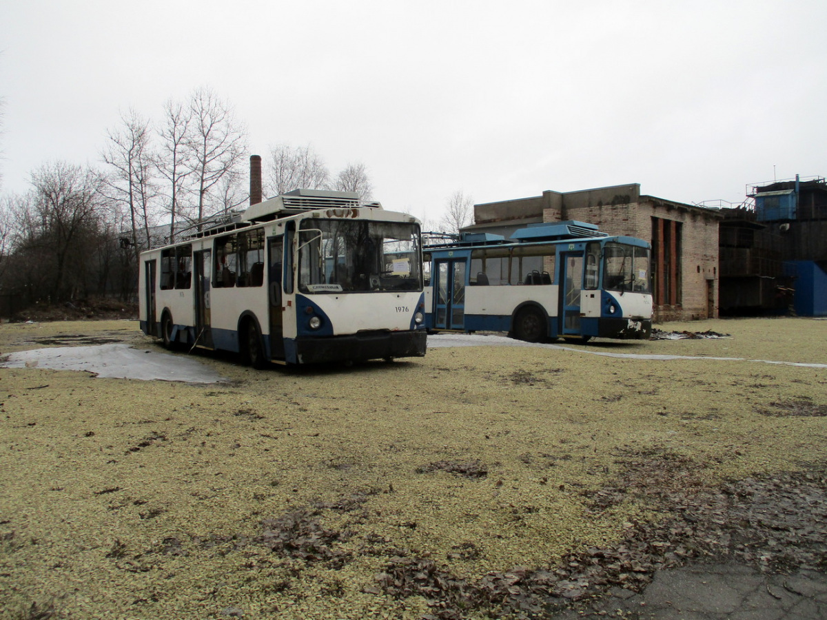 Санкт-Петербург. Списанные троллейбусы ВЗТМ-5284