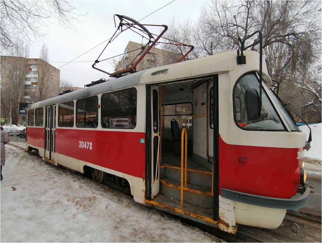 Саратов. Tatra T3 (МТТА) №30478