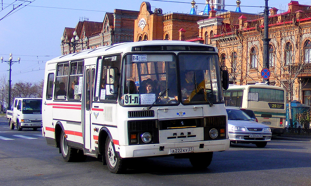 Хабаровск. ПАЗ-3205-110 а222ку