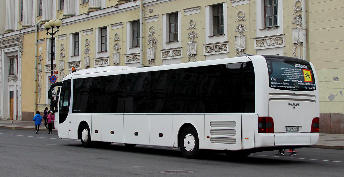 Санкт-Петербург. MAN R14 Lion's Regio C м738вс