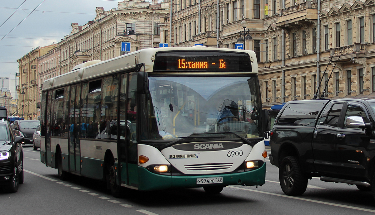 Санкт-Петербург. Scania OmniLink CL94UB х974рв