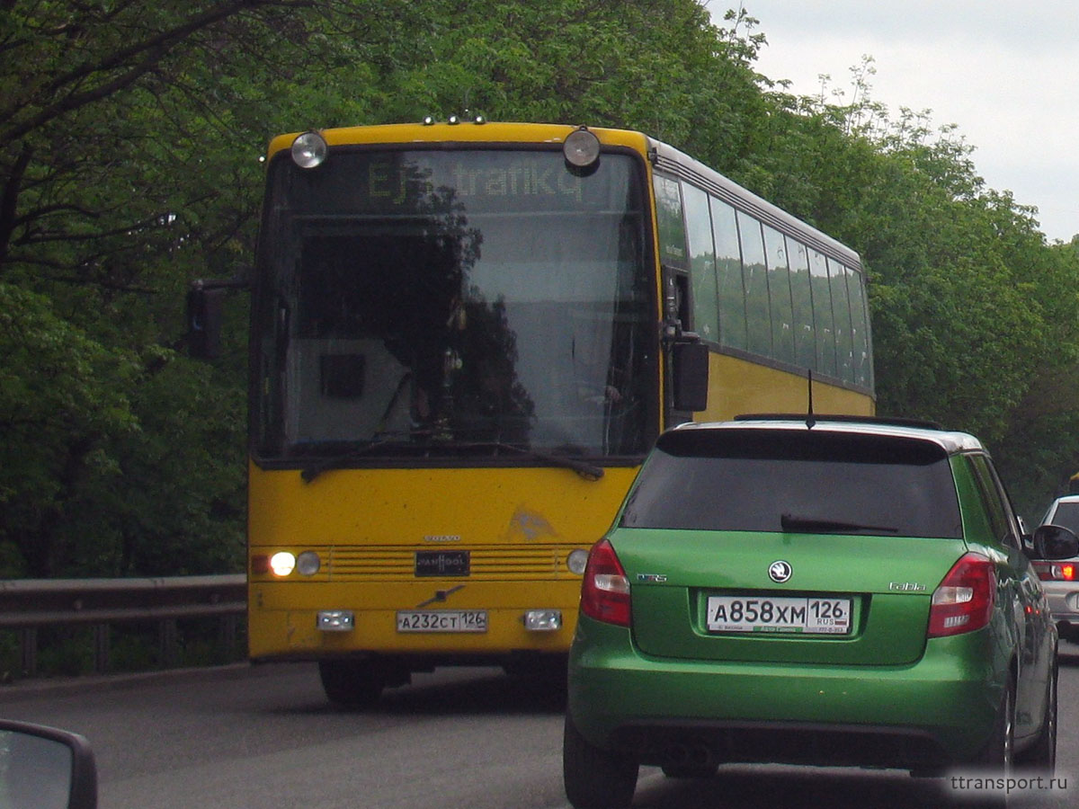 Пятигорск. Van Hool T8 Alizée 360NL (Volvo B10M-70B) а232ст