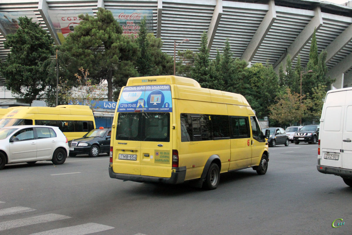 Тбилиси. Avestark (Ford Transit) TMB-654