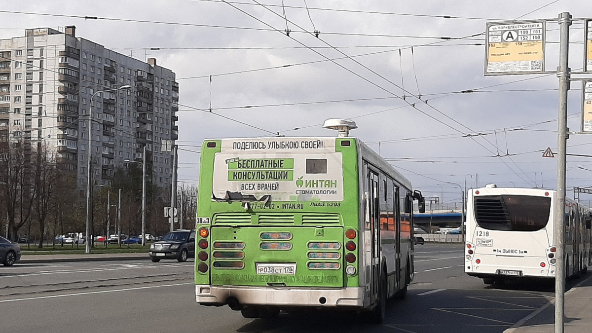 Санкт-Петербург. ЛиАЗ-5293.60 р038ст, Volgabus-6271.00 в337се