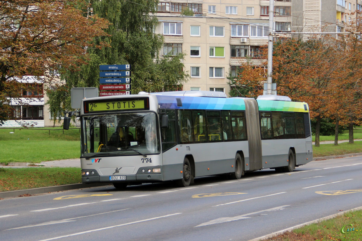 Вильнюс. Volvo 7700A BOU 835