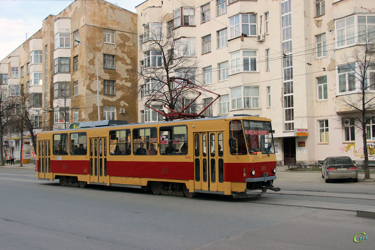 Екатеринбург. Tatra T6B5 (Tatra T3M) №365
