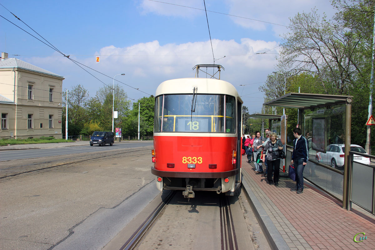 Прага. Tatra T3R.P №8333