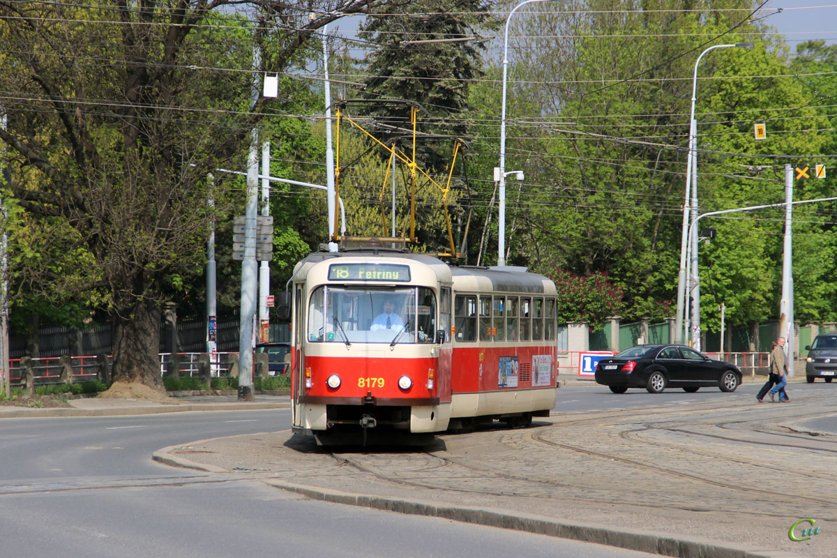 Прага. Tatra T3R.PV №8177, Tatra T3R.PV №8179