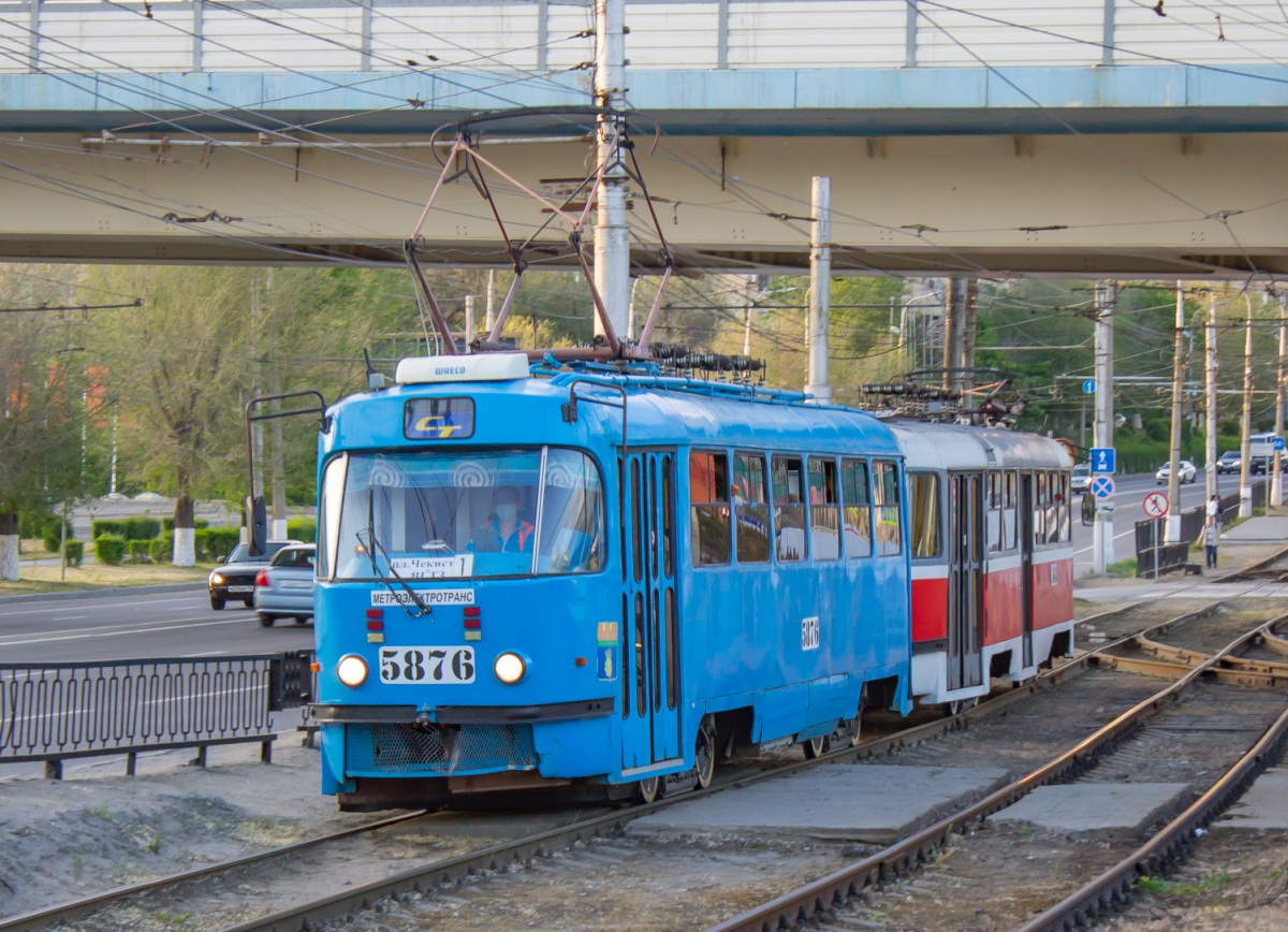 Волгоград. Tatra T3 (МТТА-2) №5876, Tatra T3 (МТТА-2) №5868
