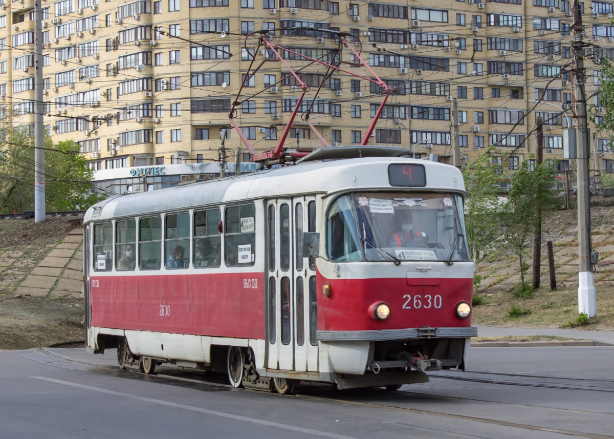 Волгоград. Tatra T3 (двухдверная) №2630