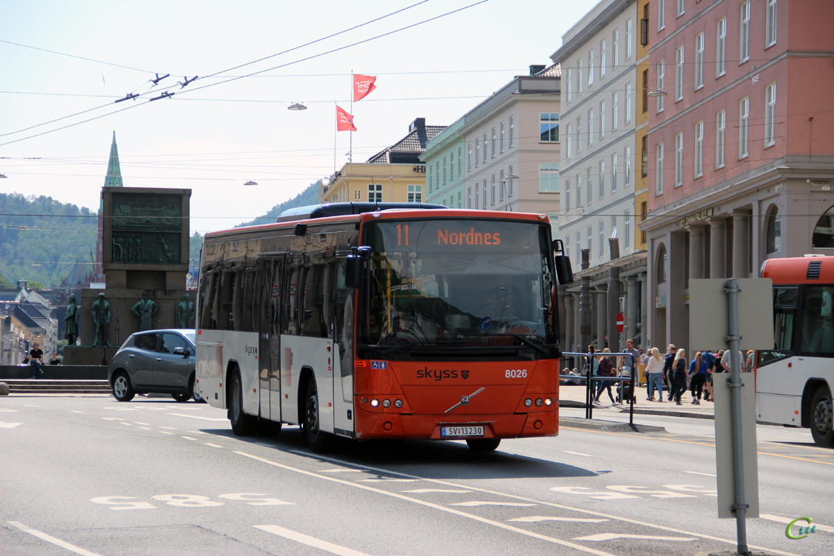 Берген. Volvo 8700LE SV 13230