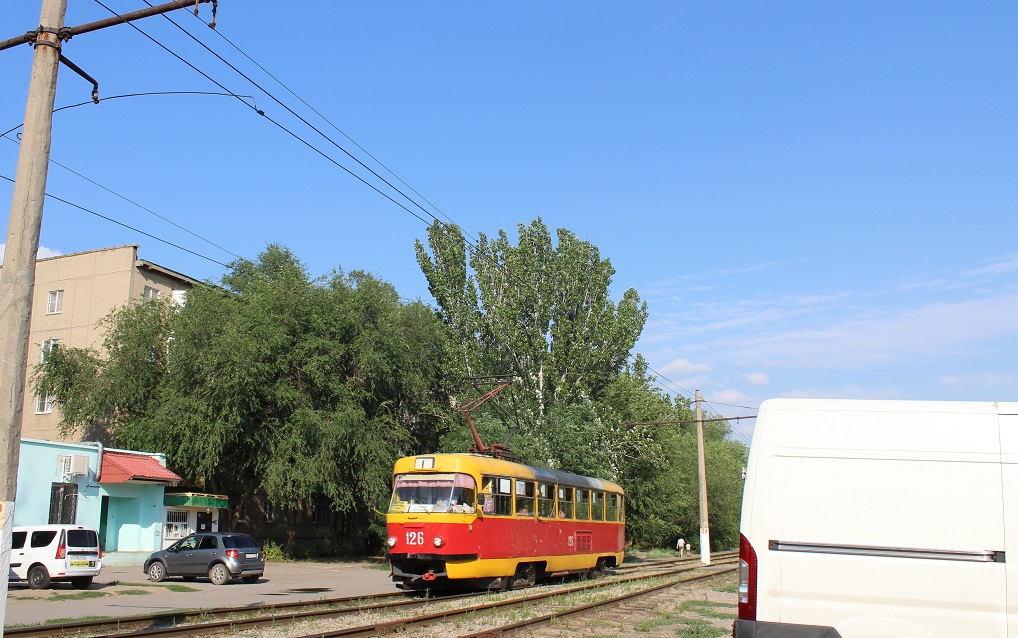 Волжский. Tatra T3SU №126