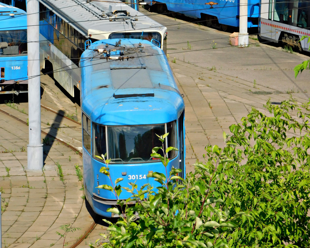 Москва. Tatra T3 (МТТЧ) №30154
