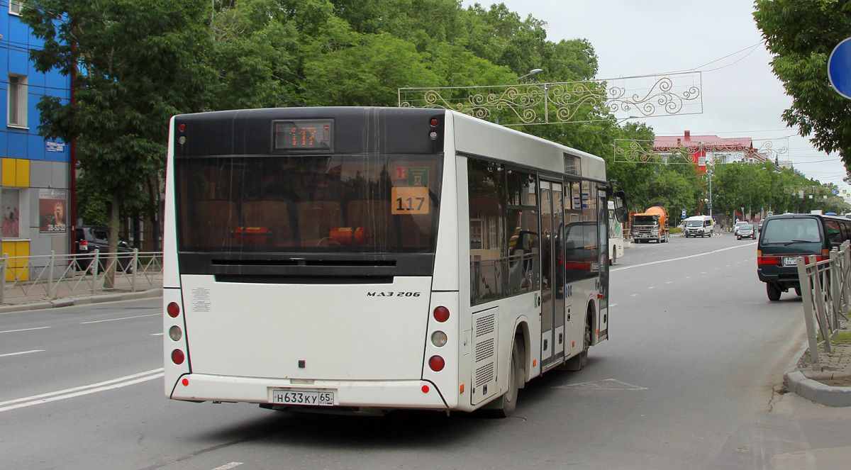 МАЗ-206.086 н633ку - Южно-Сахалинск - Фото №216823 - Твой Транспорт