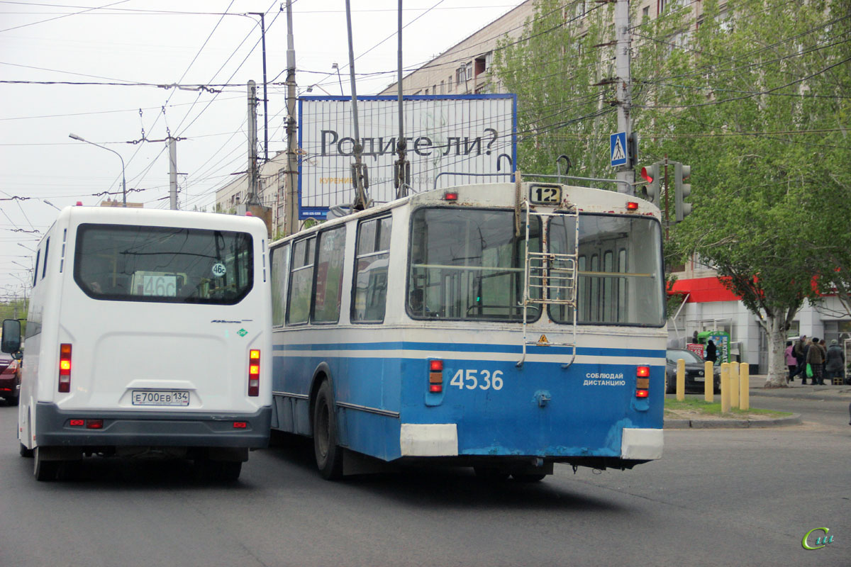 Волгоград. ЗиУ-682В-012 (ЗиУ-682В0А) №4536, ГАЗ-A64R45 ГАЗель Next е700ев