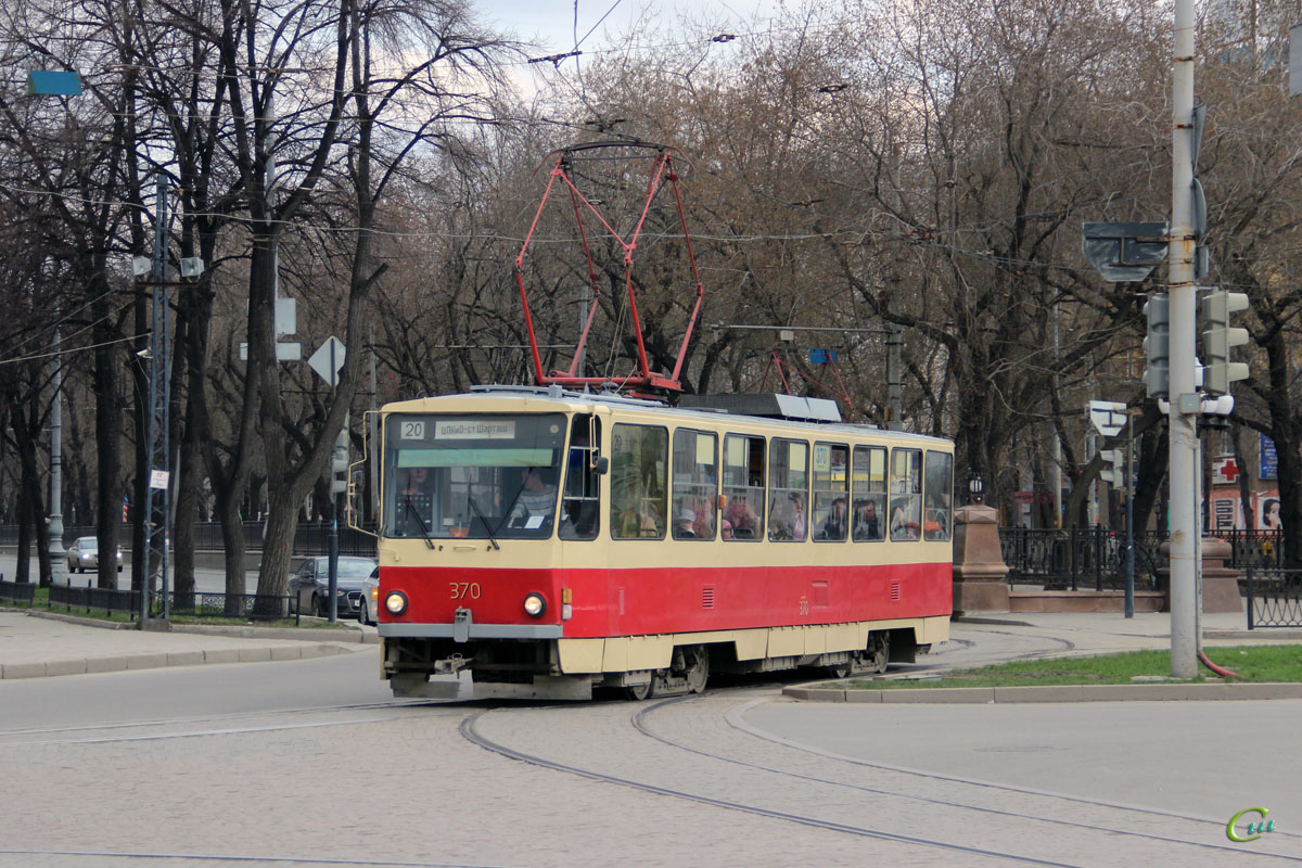 Екатеринбург. Tatra T6B5 (Tatra T3M) №370
