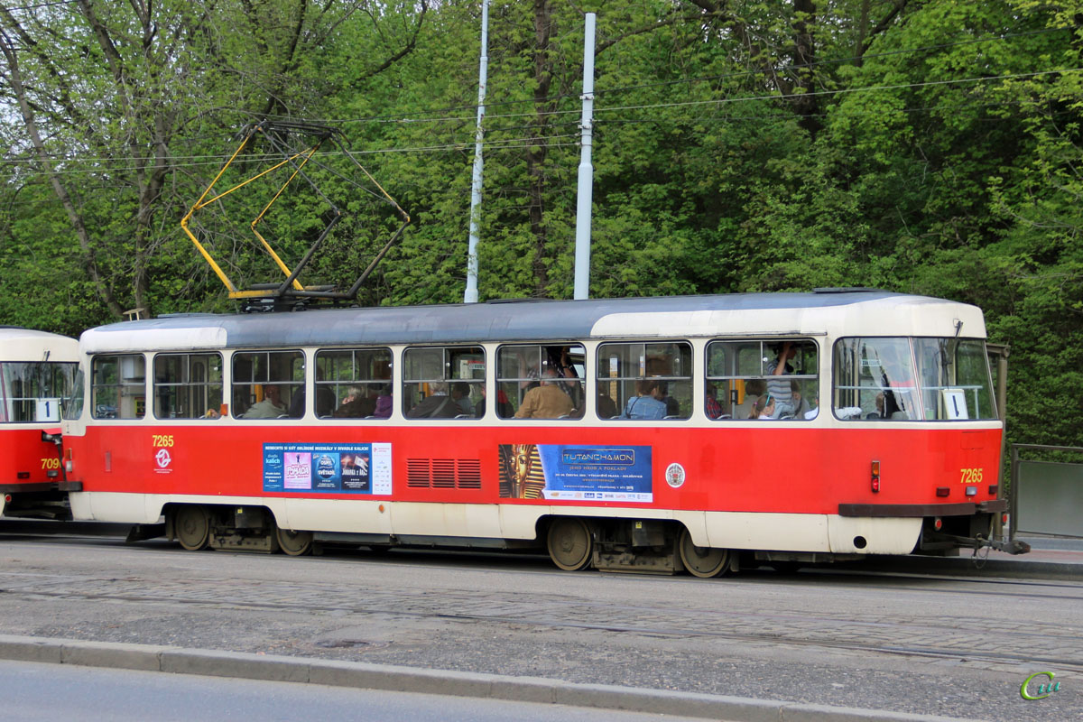 Прага. Tatra T3SUCS №7265