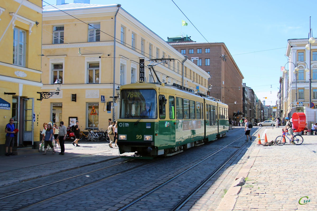 Хельсинки. Valmet MLNRV2 №99