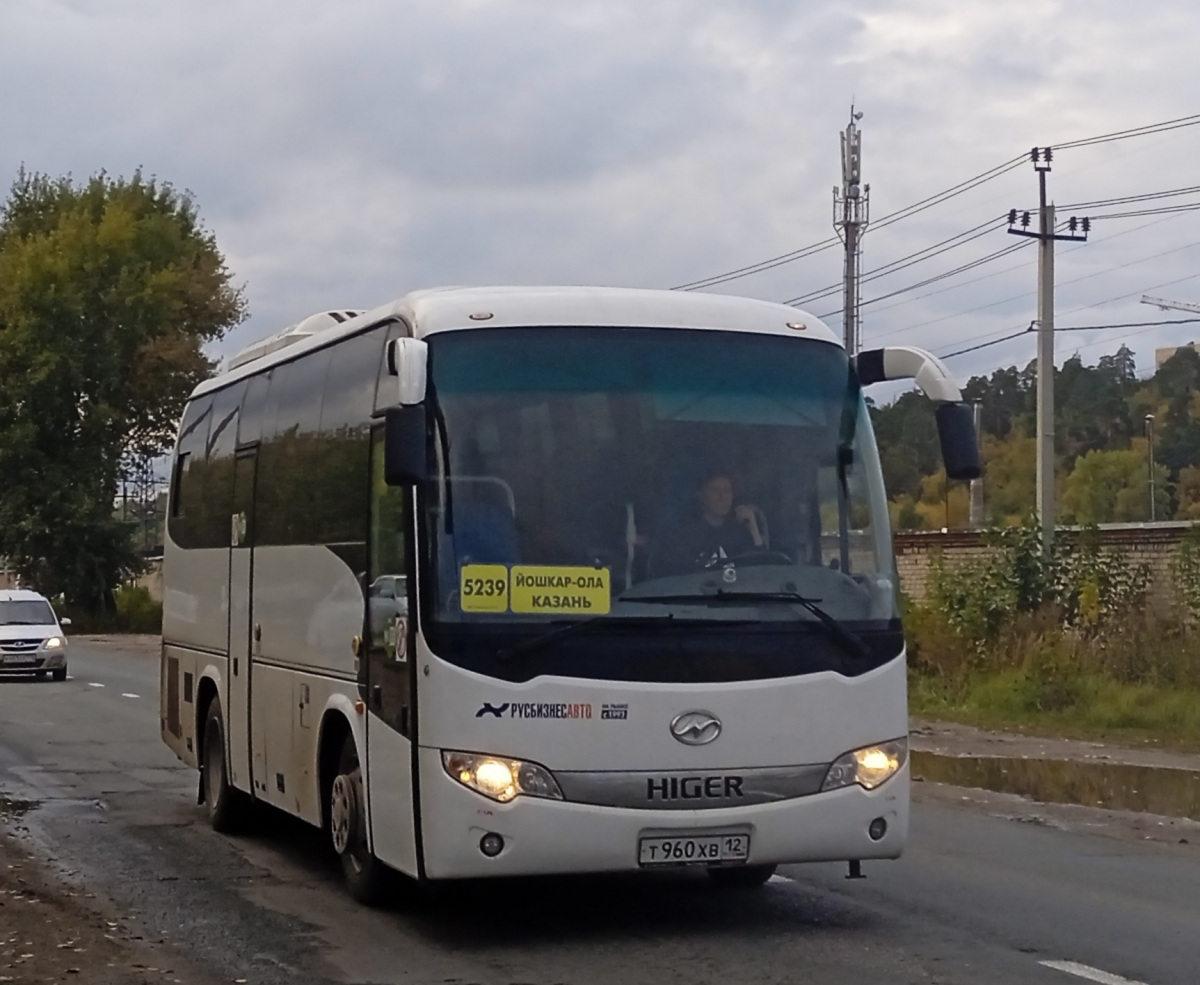 Higer KLQ6826Q № т960хв 12 - Йошкар-Ола, автобус - Твой Транспорт