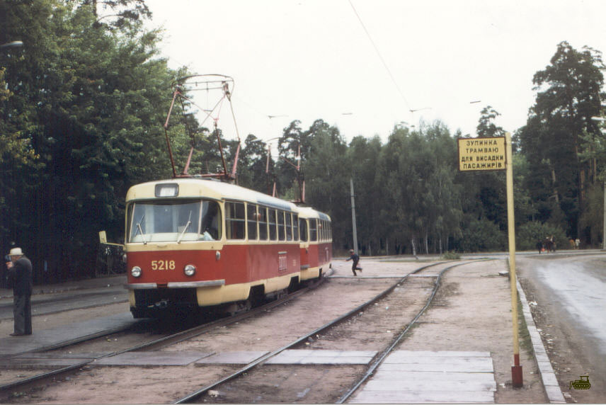Киев. Tatra T3 (двухдверная) №5218, Tatra T3 (двухдверная) №5217