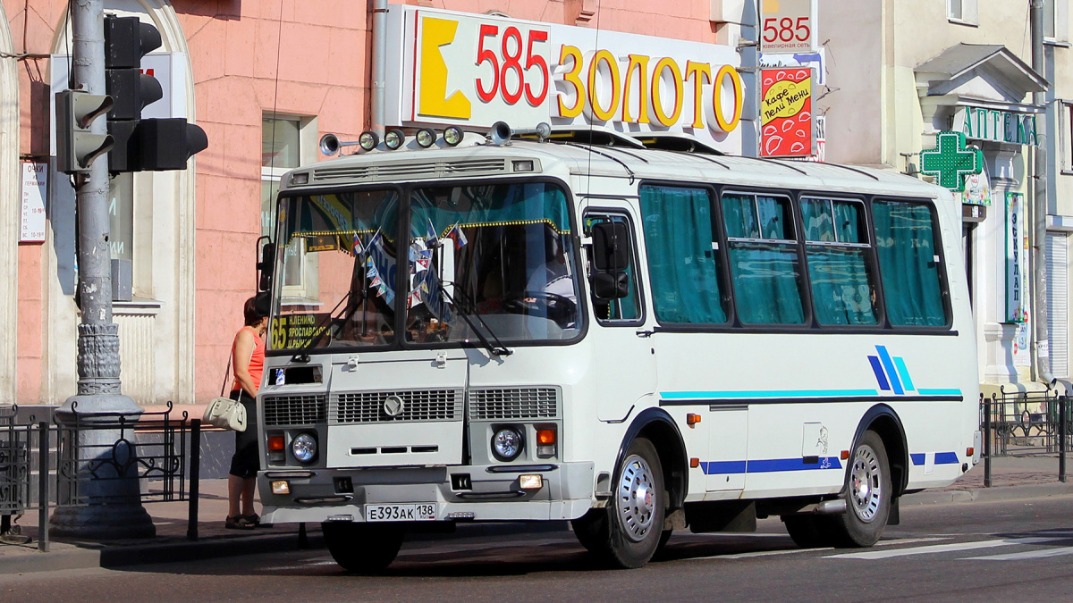 Иркутск. ПАЗ-32053 е393ак
