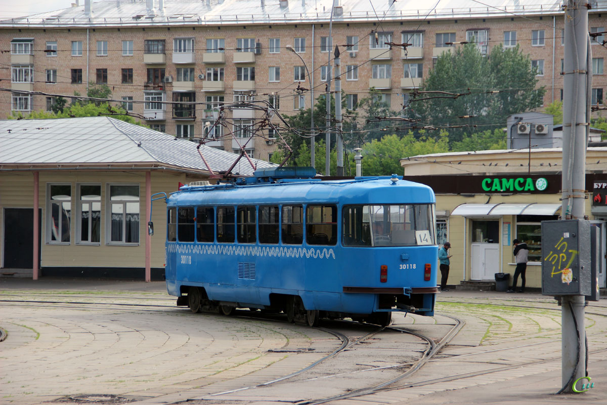 Москва. Tatra T3 (МТТЕ) №30118