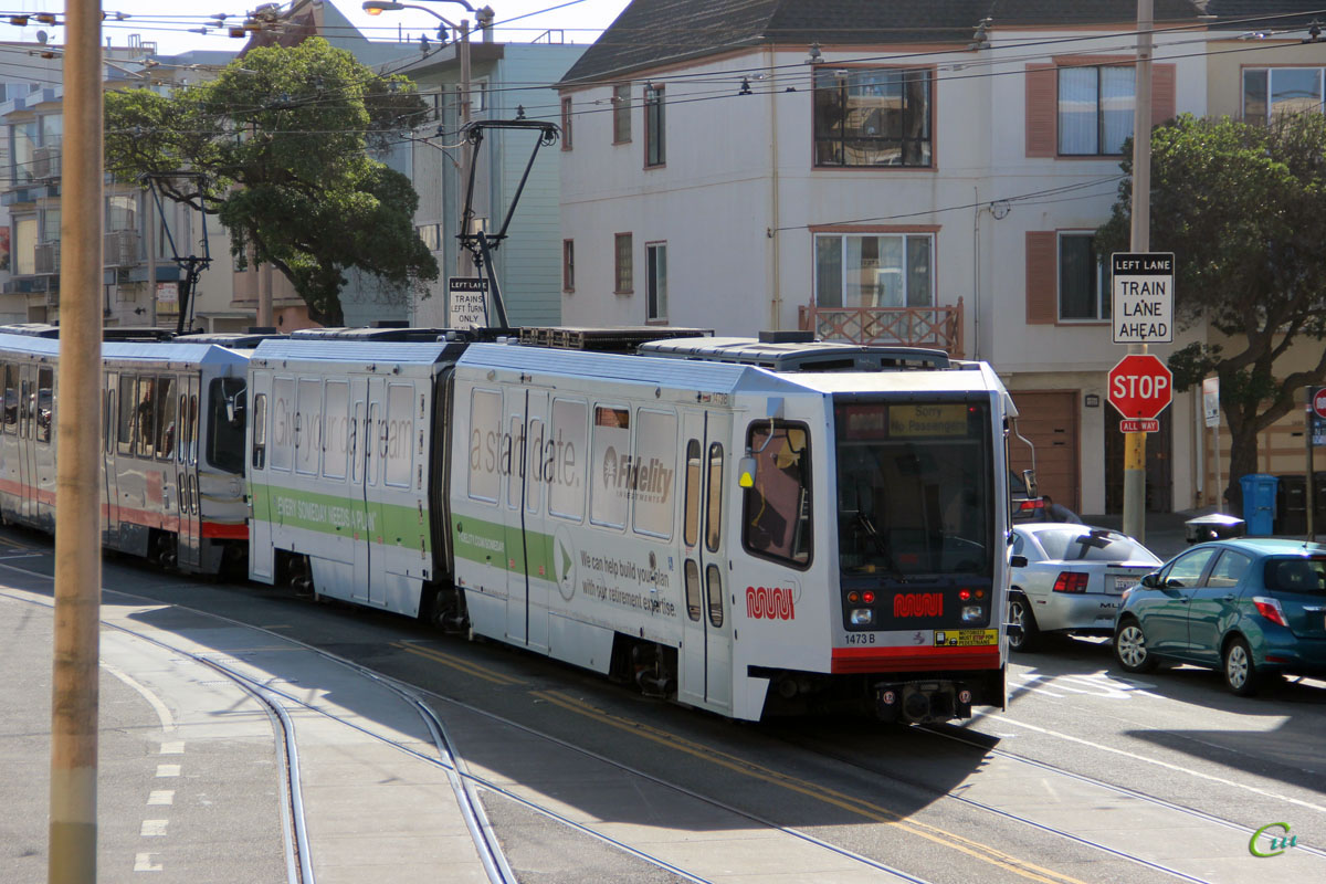 Сан-Франциско. Breda LRV №1473