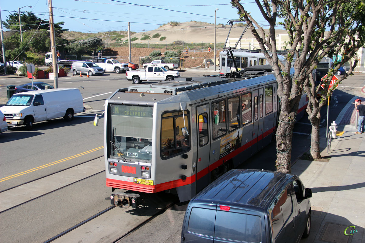 Сан-Франциско. Breda LRV №1504