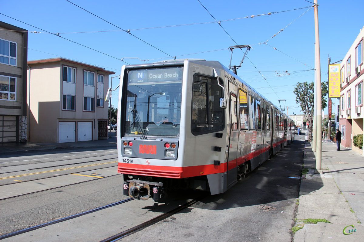 Сан-Франциско. Breda LRV №1451