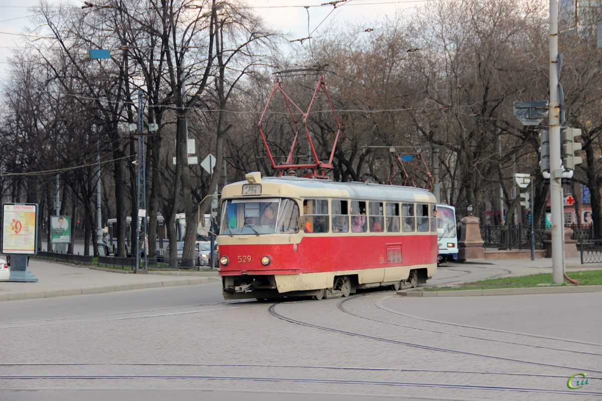 Екатеринбург. Tatra T3 (двухдверная) №529