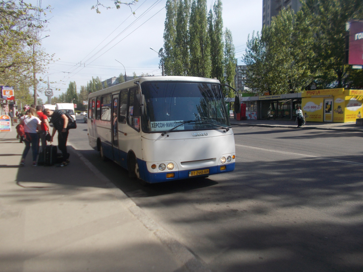 Николаевский автобус. Автобусы. Фото Таганрога 2022.